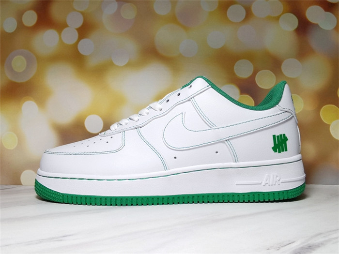 Men's Air Force 1 Low White/Green Shoes 0254